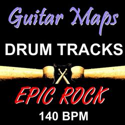 Epic Rock Drum Track 140 BPM Instrumental Drum Beat for Bass Guitar