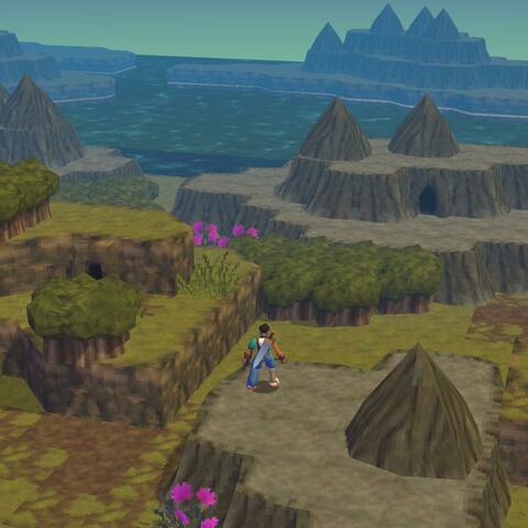 A Sudajii's Shade, Noon Sky Drifting By (World Map)