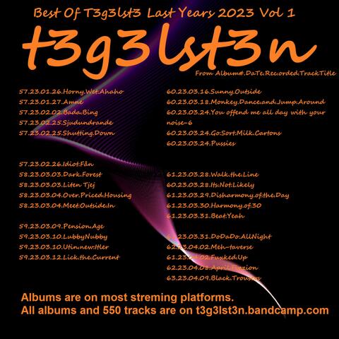 Best Of T3g3lst3 Last Years 2023, Vol. 1