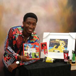 Quadre' Stuckey ( Painting CBS News 13)