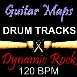 Dynamic Rock Drum Track 120 BPM Instrumental Drum Beat for Bass Guitar