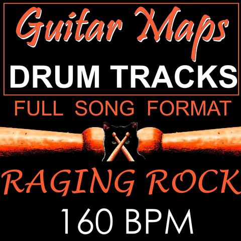 Raging Rock Drum Track 160 BPM Instrumental Drum Beat for Bass Guitar
