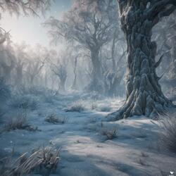 Walking On Frozen Gras Ambience Sound for 3 Hours