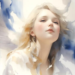 Her Angel Beside Her