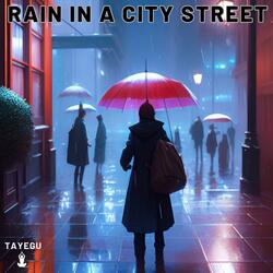 Rain in a City Street 1 Hour Relaxing Ambience Yoga Nature Meditation Sounds For Sleeping Relaxation or Studying