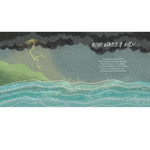 Blue Waves And Rain