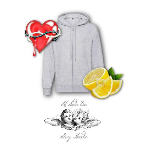 grey hoodie