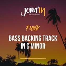 Funk Bass Backing Track in G Minor