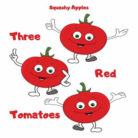 Three Red Tomatoes