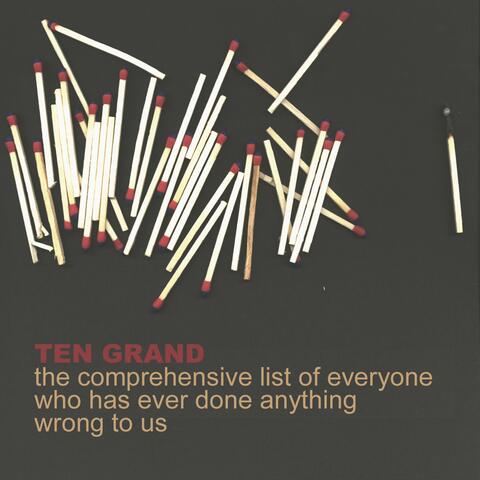 The Comprehensive List Of Everyone Who Has Ever Done Anything Wrong To Us