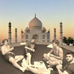 Picnic at the Taj Mahal