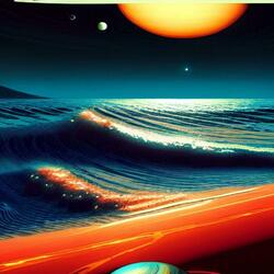 Saturn Has Crashed Into The Ocean