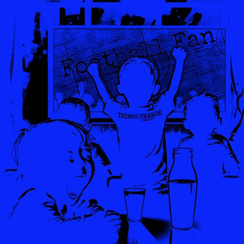 Football Fan (Blau-Schwarz Edition)