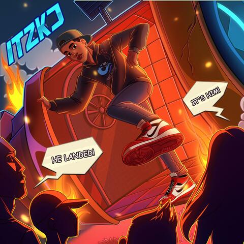 IT'S HIM, HE LANDED