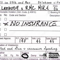 No insurance (feat. RMC Mike)