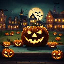 The Ghostlys and the Pumpkin Monster (Ghost Funny Story 2025)