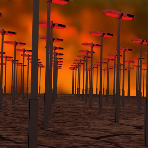 Decrepit Streetlight Ruins
