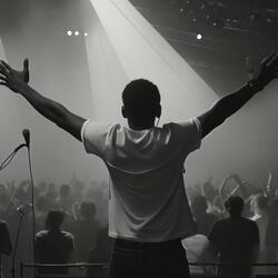 On stage