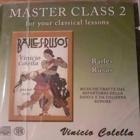 MASTER CLASS, VOL 2 CENTRE (BALLET CLASS MUSIC) VINICIO COLELLA PIANIST
