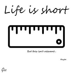 Life is short