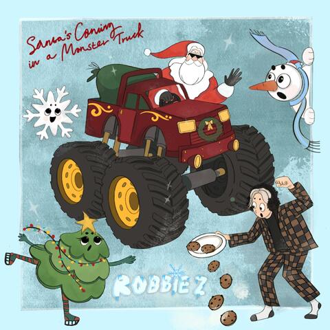 Santa's Coming In A Monster Truck