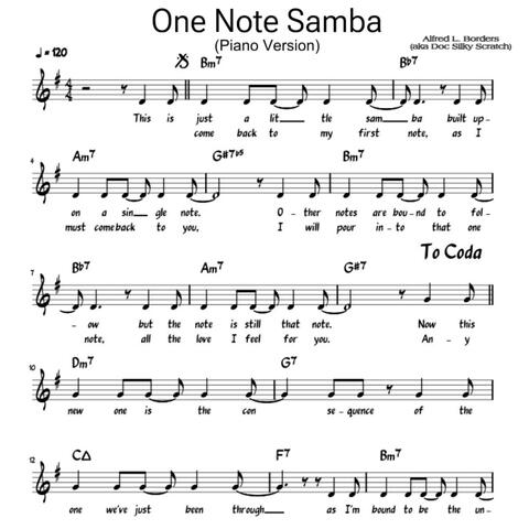 One Note Samba (Piano Version)