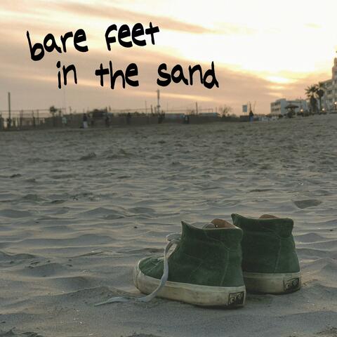 bare feet in the sand