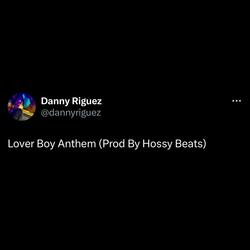 Lover Boy Anthem