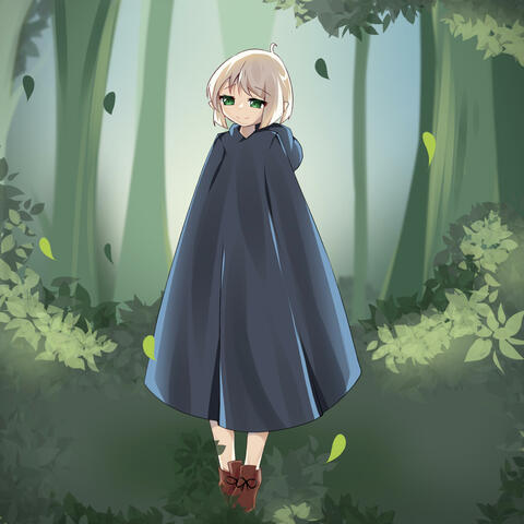 elf boy wanders through forest