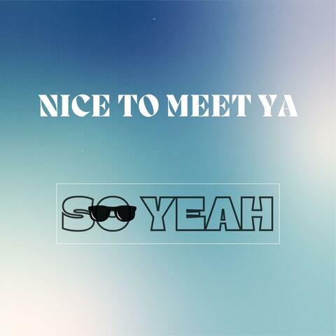 Nice To Meet Ya