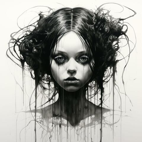 Dripping Black Ink