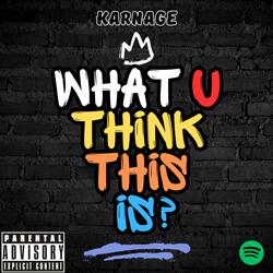 What u think this is?