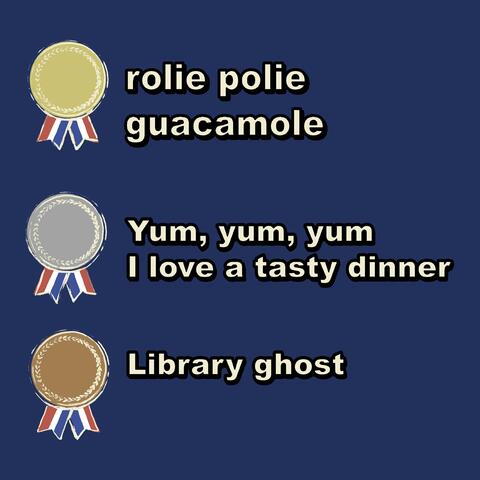 Yum Yum Yum I Love A Tasty Dinner - Library Ghost