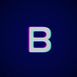 B
