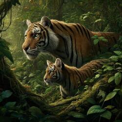 Canción del Tigre (Panthera tigris) para niños (Educacional)