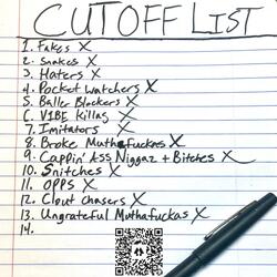Cut Off List