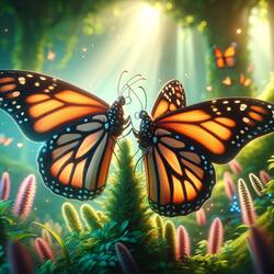 Canción de la mariposa monarca (Danaus plexippus) para Niños (Educacional)