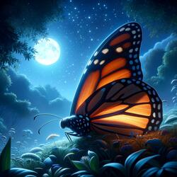 Sleepy Monarch Butterfly Lullaby (Danaus plexippus)