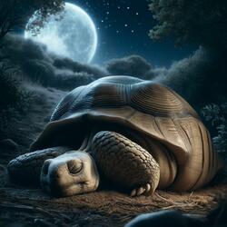 Sleepy Mediterranean Tortoise Lullaby (Testudo hermanni)