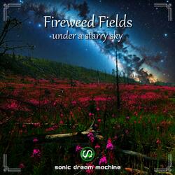 Fireweed Fields under a starry sky