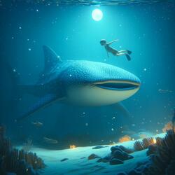 Sleepy Whale Shark Lullaby (Rhincodon typus)