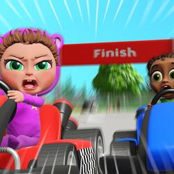 Five Little Babies Driving Way Too Fast
