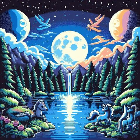 Nocturnal Nostalgia: Moonlit Melancholy