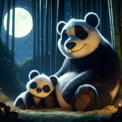 Sleepy Giant Panda Lullaby (Ailuropoda melanoleuca)