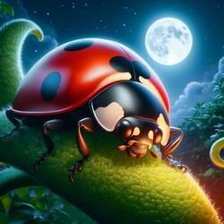 Sleepy Seven-Spotted Ladybug Lullaby (Coccinella septempunctata)