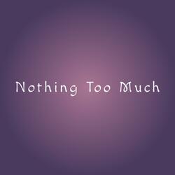 Nothing Too Much