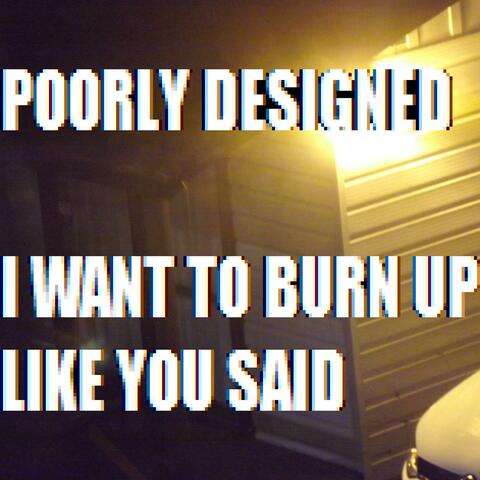 I Want to Burn Up Like You Said