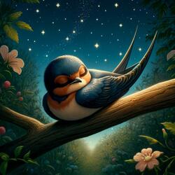 Sleepy Barn Swallow Lullaby (Hirundo rustica)