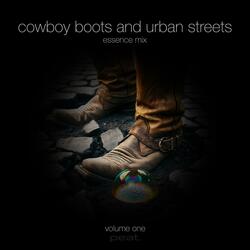 cowboy boots and urban streets