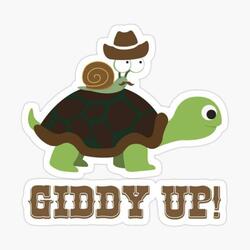 GIDDY UP.